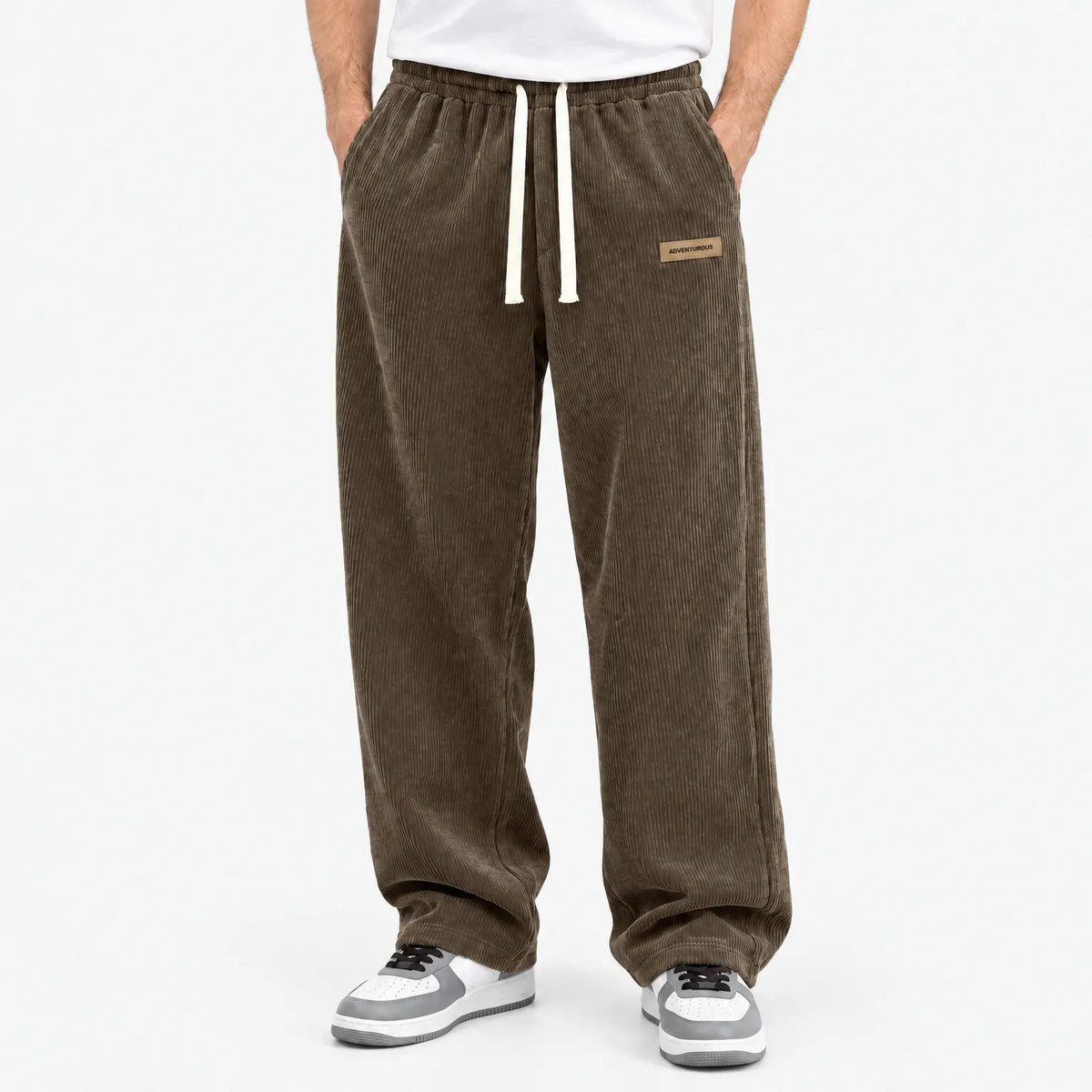 Oakhill - Men's Casual Textured Trousers