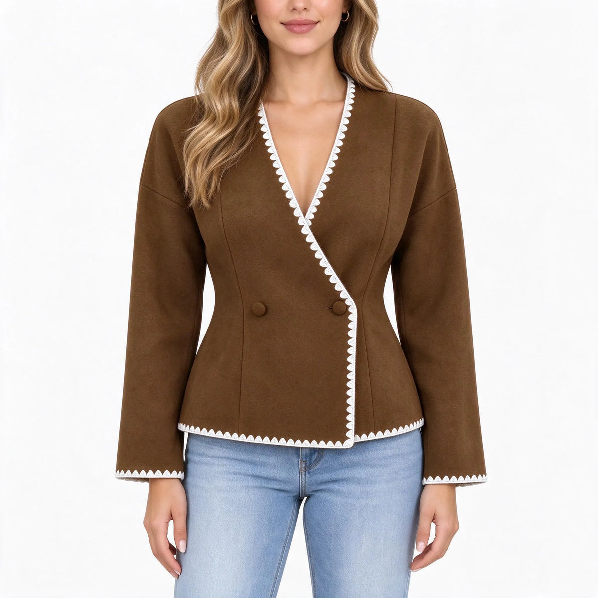 Tassio - Tailored Short Double Breasted Jacket