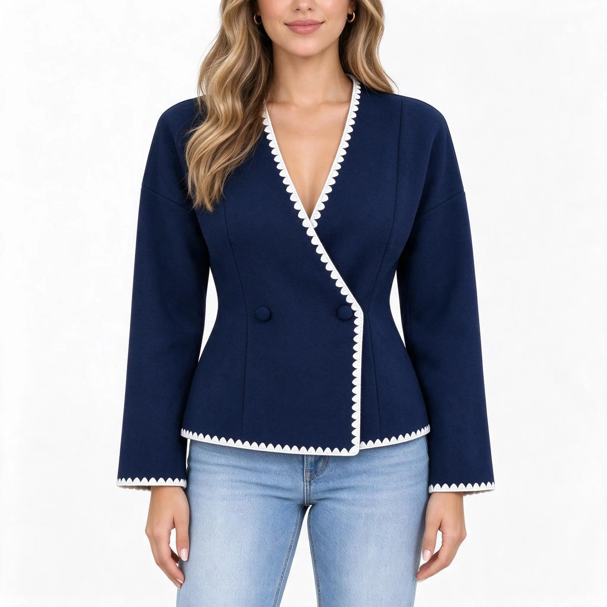 Tassio - Tailored Short Double Breasted Jacket