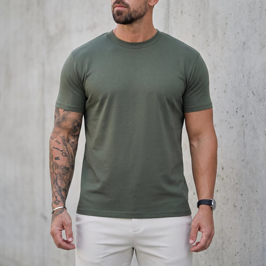 Taviron - Short Sleeve Crew Neck Tee