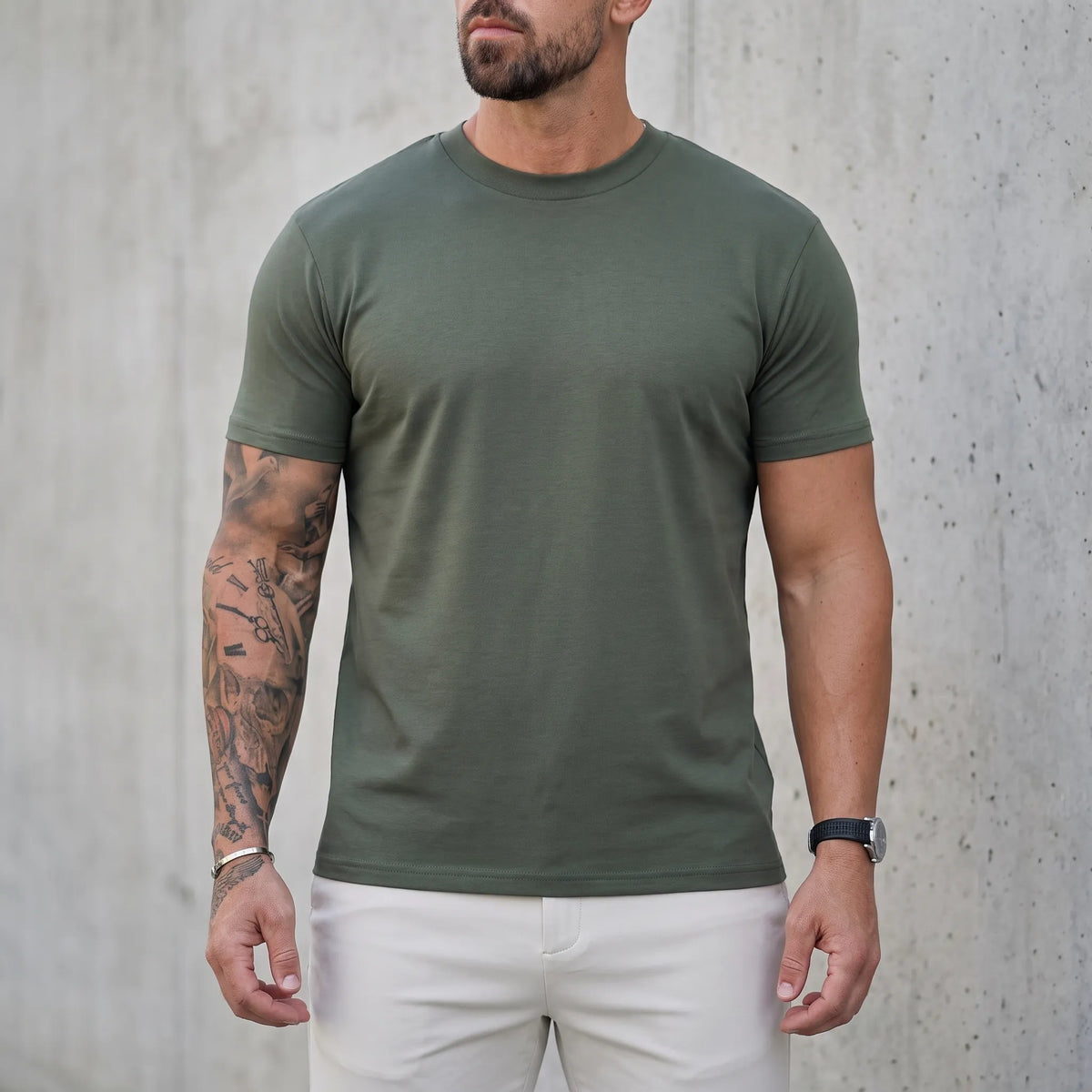 Taviron - Short Sleeve Crew Neck Tee