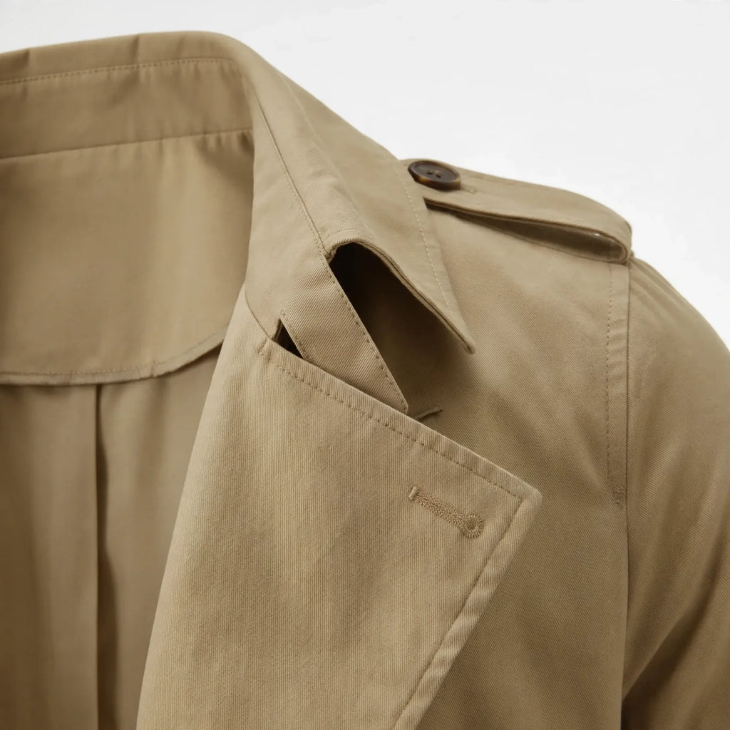 Vandover - Double Breasted Long Trench Coat