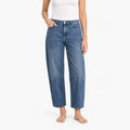 Vannora - Ankle Grazing Barrel Leg Jeans