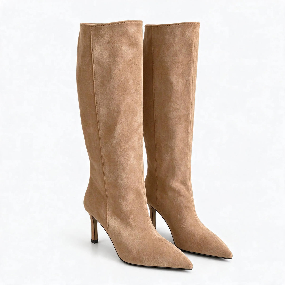 Velante - Pointed Toe Stiletto Sock Boots