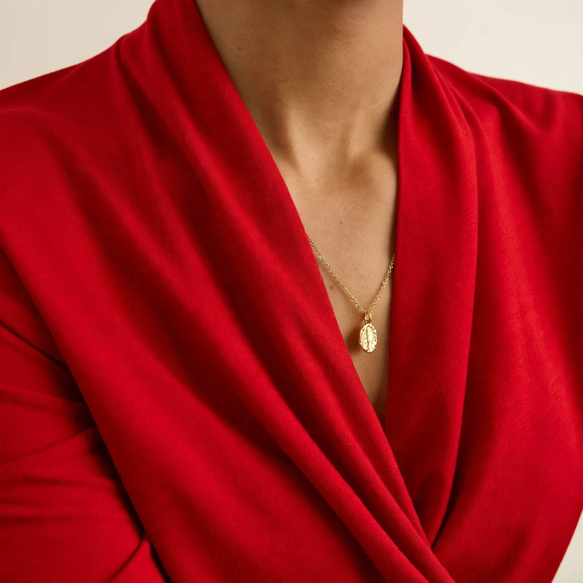 Veldara - Slim Fit Long Sleeve Wrap Top