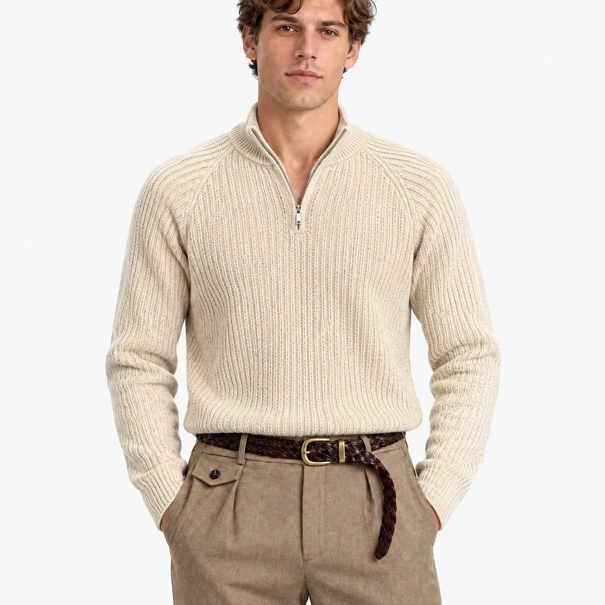Vellam - Men's Ribbed Knit Day Jumper