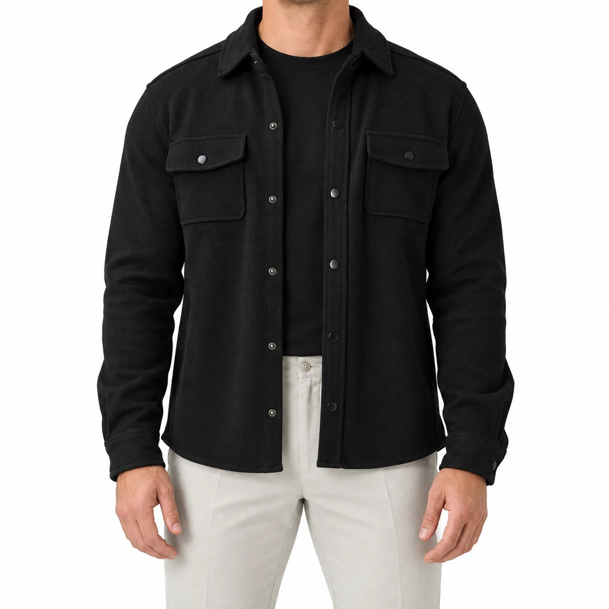 Velmoor - Men Straight Cut Utility Overshirt
