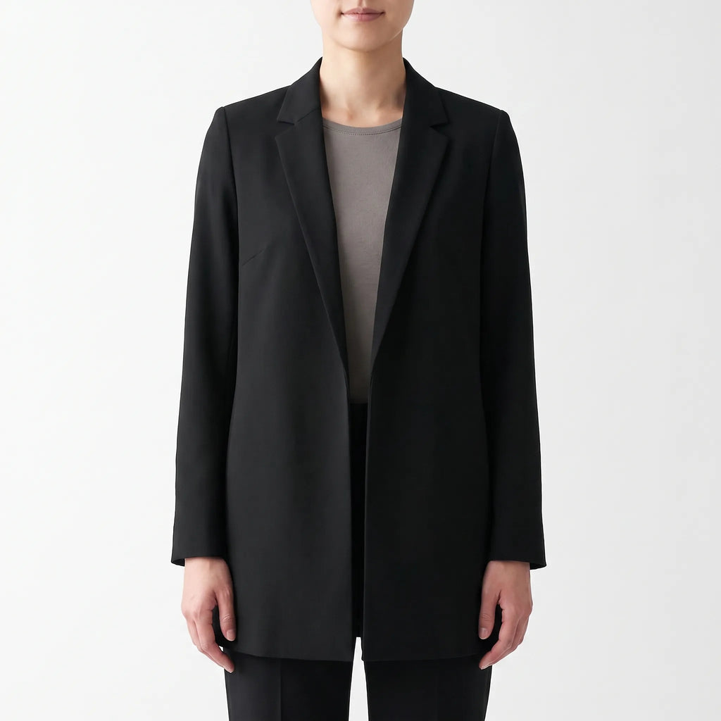 Vestra - Longline Open Front Womens Blazer
