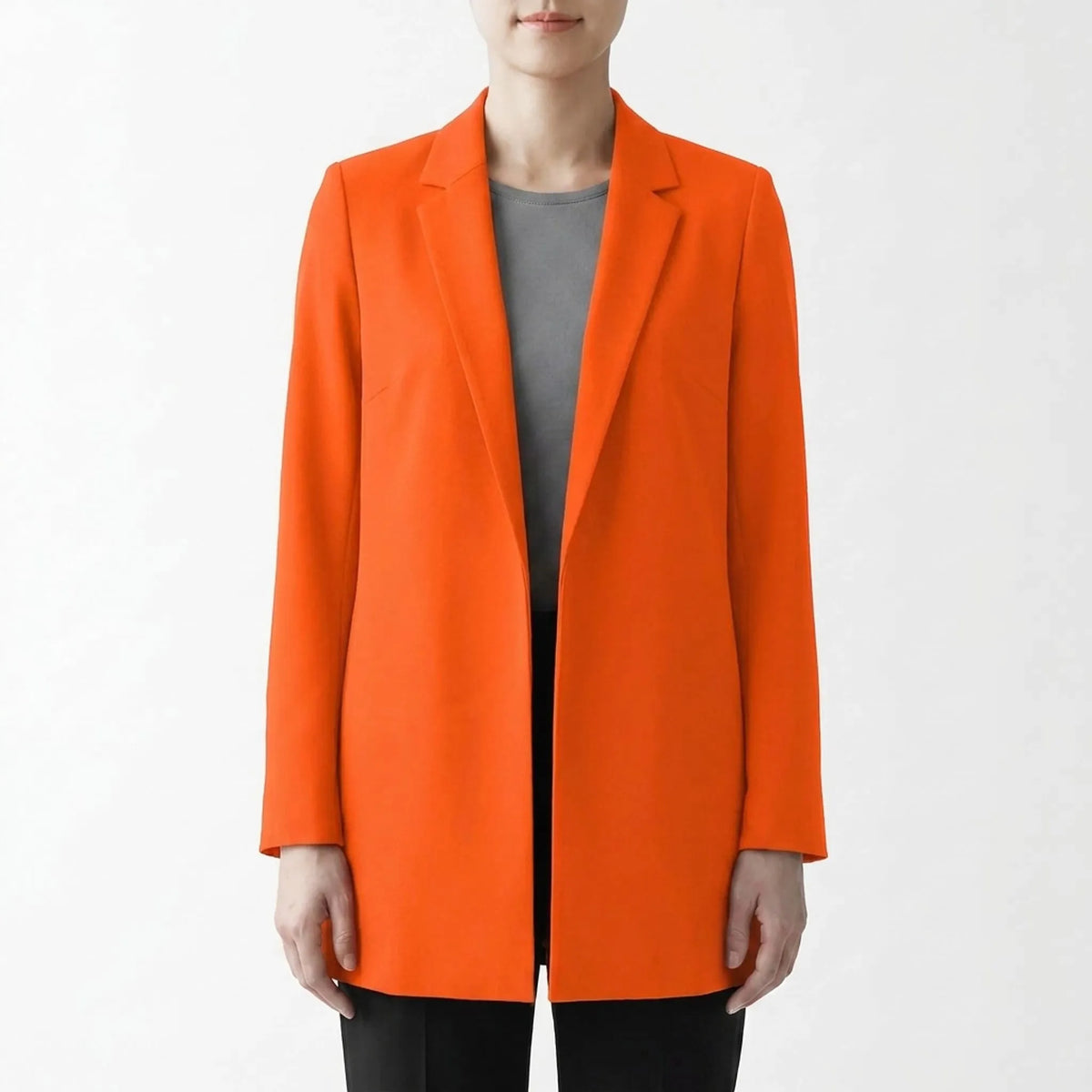 Vestra - Longline Open Front Womens Blazer