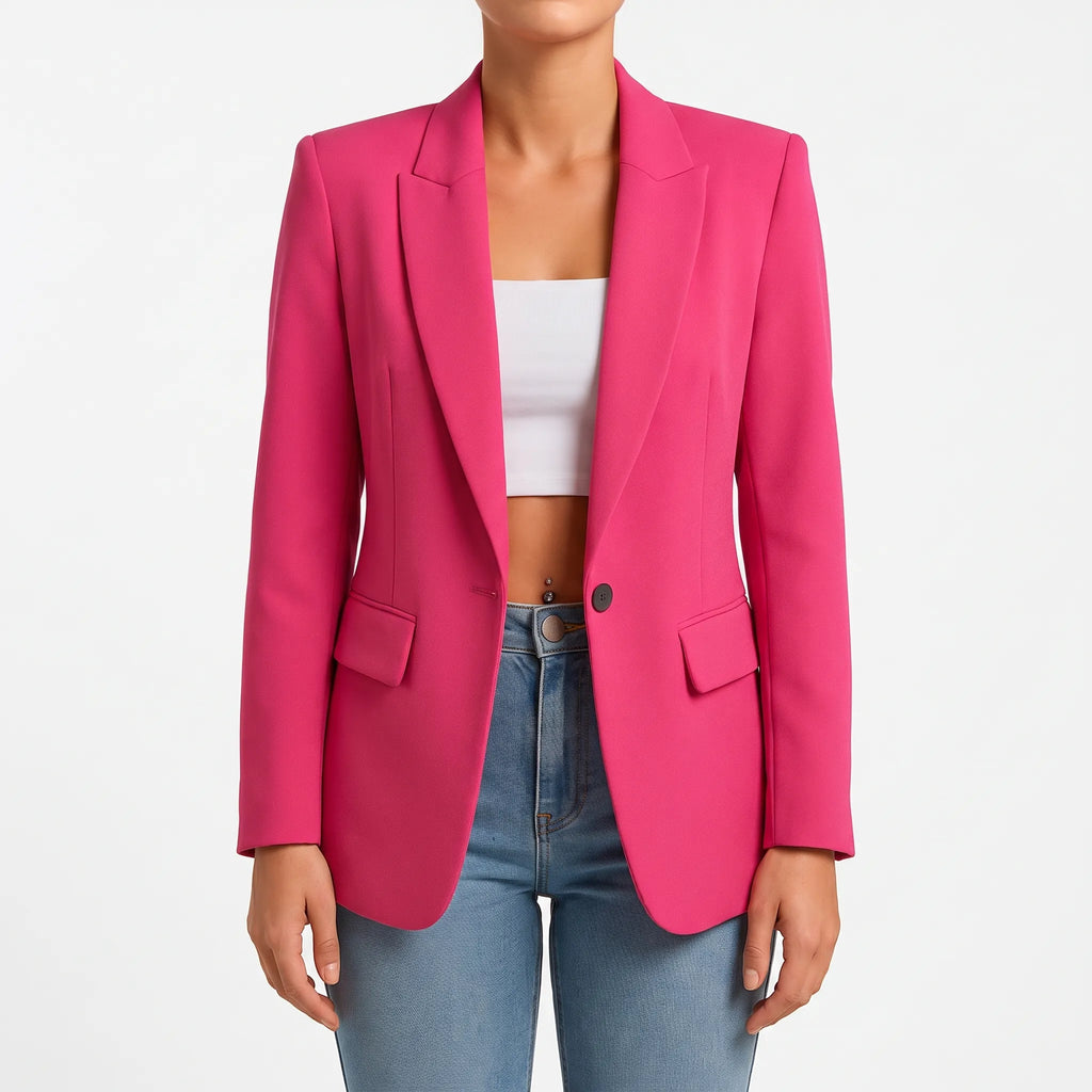 Vibris - Structured Single-Button Tailored Blazer