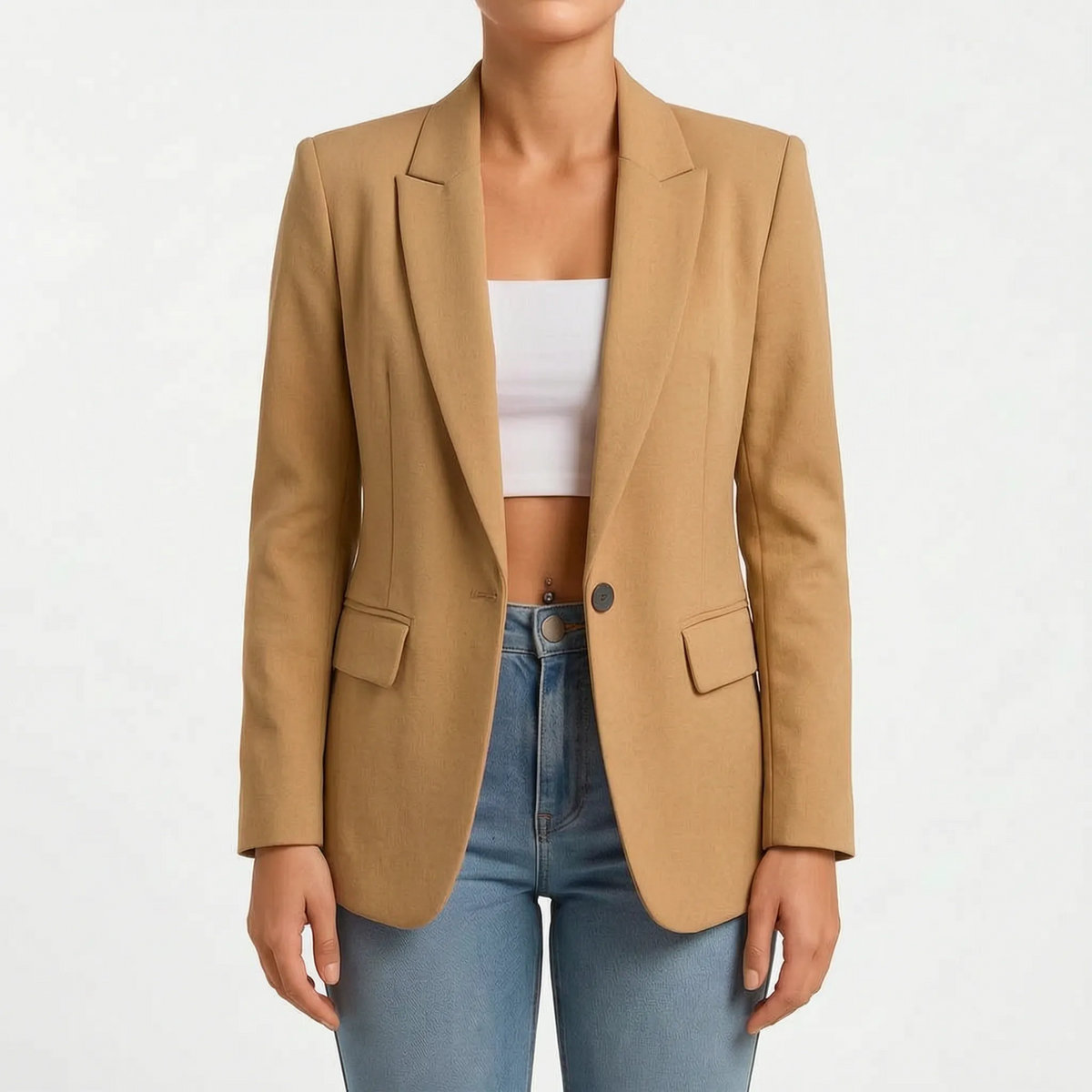 Vibris - Structured Single-Button Tailored Blazer