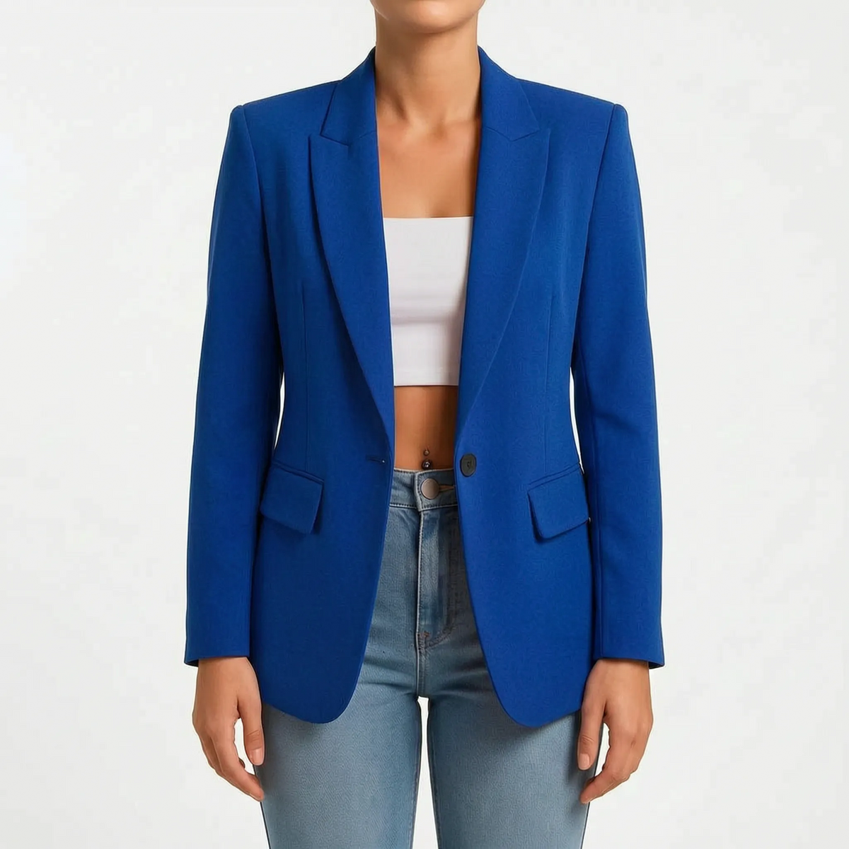Vibris - Structured Single-Button Tailored Blazer
