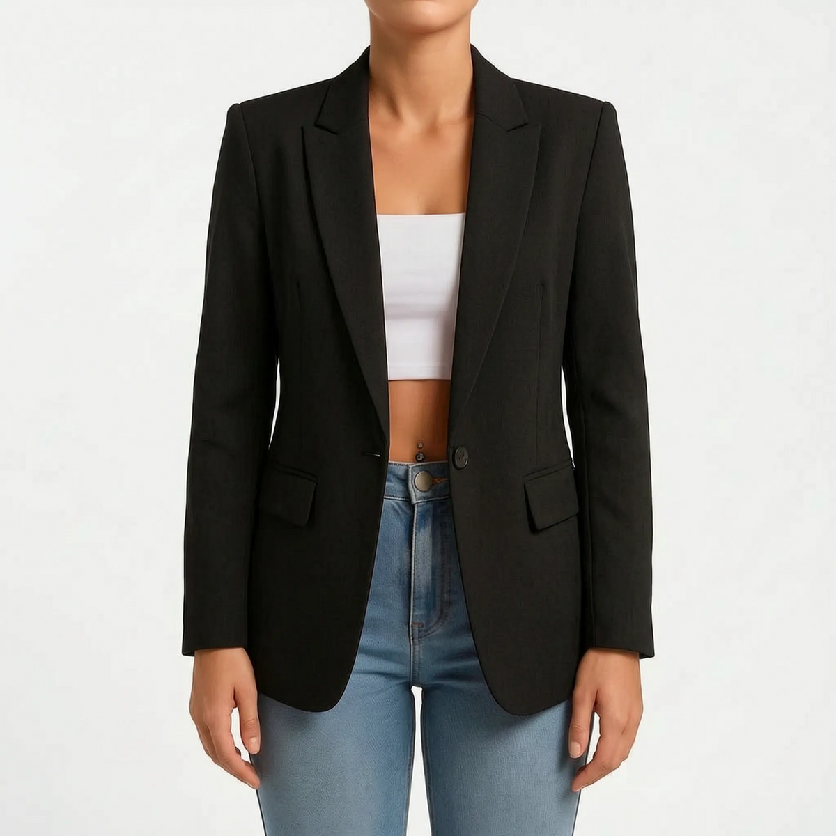 Vibris - Structured Single-Button Tailored Blazer