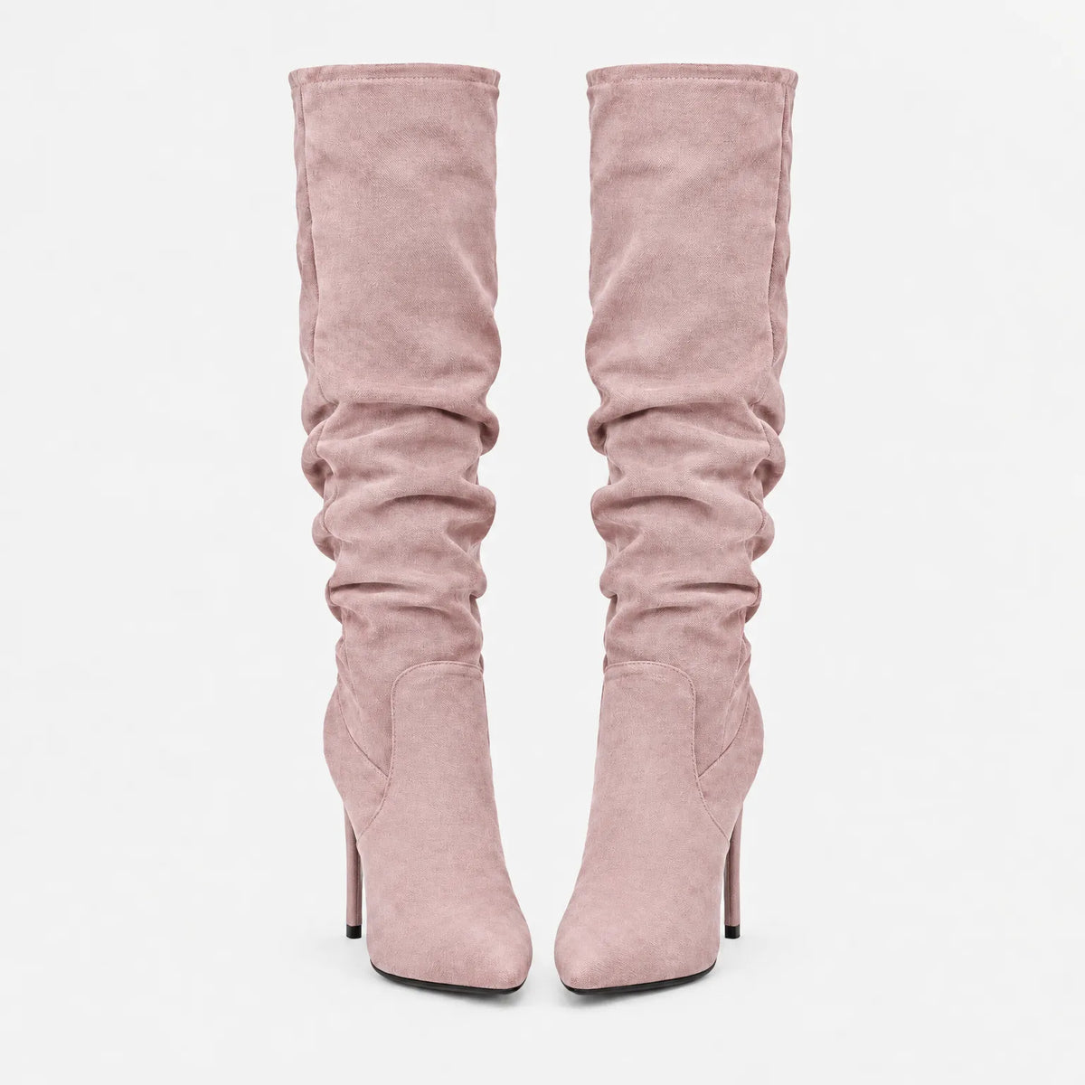 Vontur - Heeled Pointed Slouch Boots