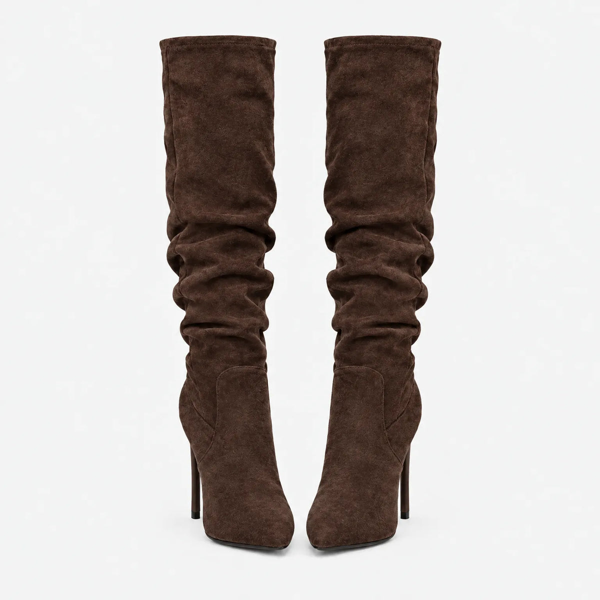 Vontur - Heeled Pointed Slouch Boots