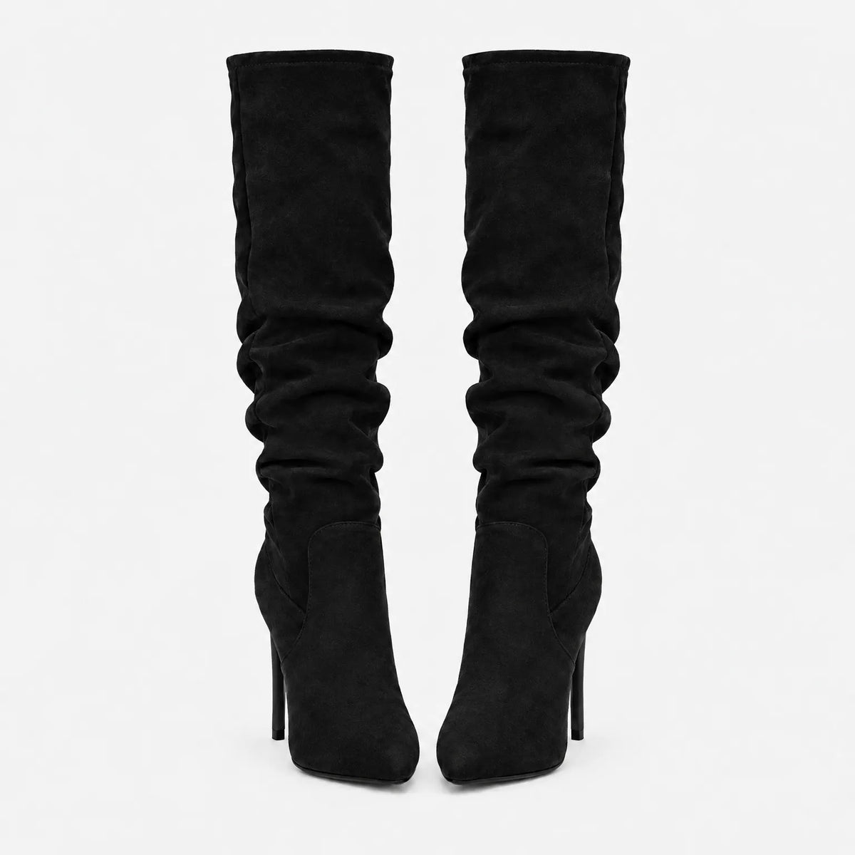 Vontur - Heeled Pointed Slouch Boots