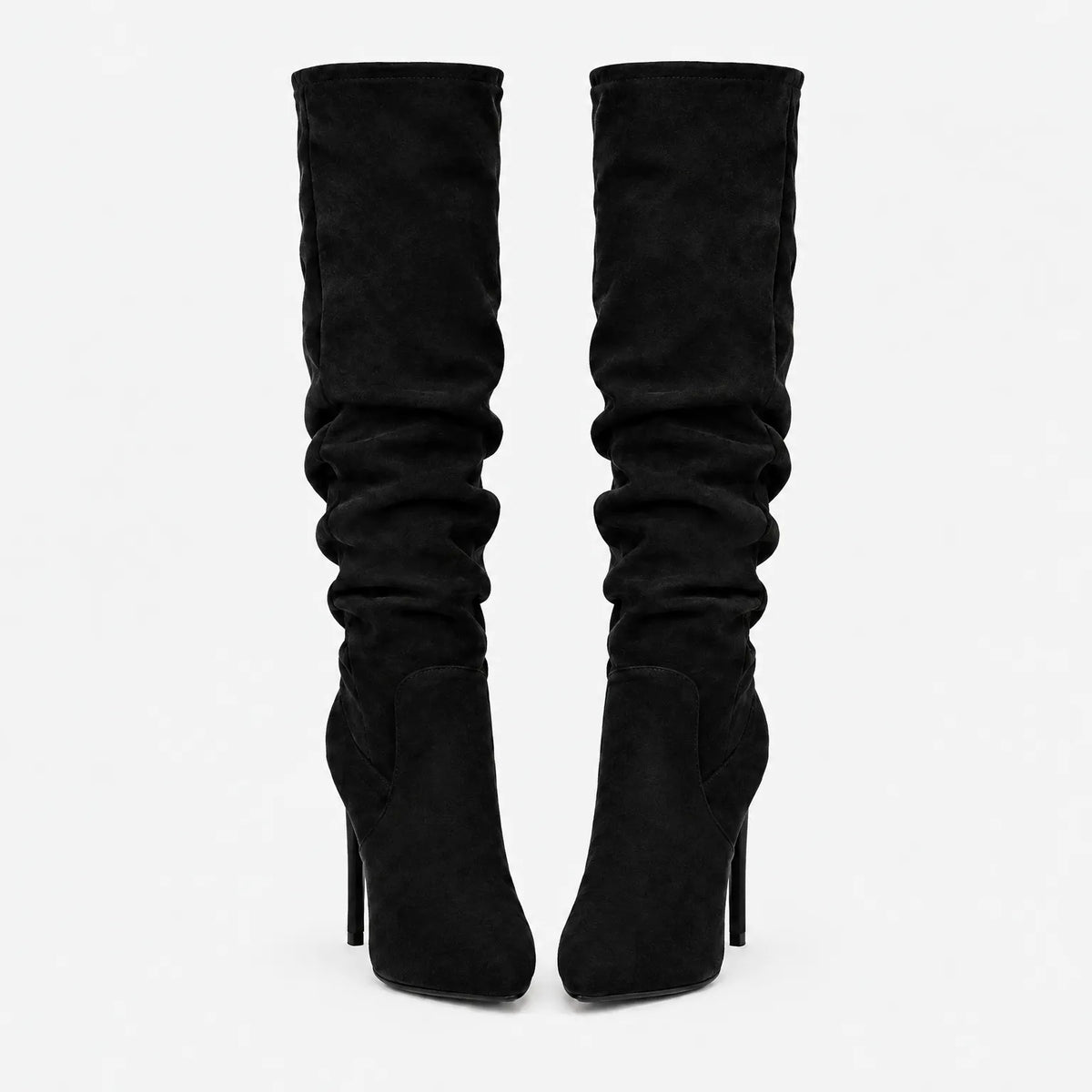 Vontur - Heeled Pointed Slouch Boots