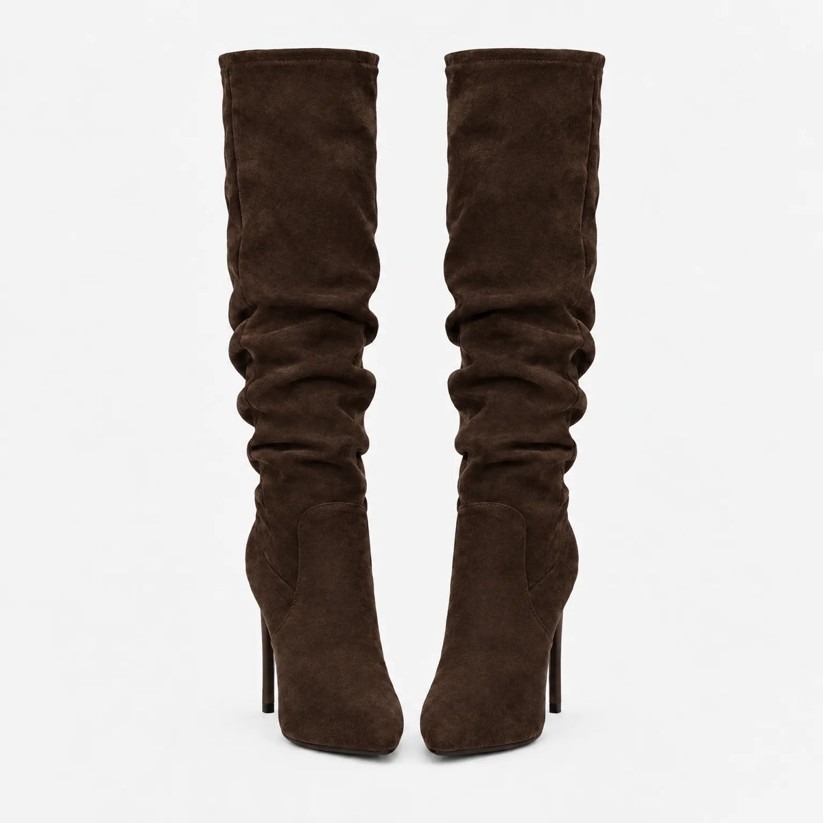 Vontur - Heeled Pointed Slouch Boots