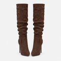 Vontur - Heeled Pointed Slouch Boots