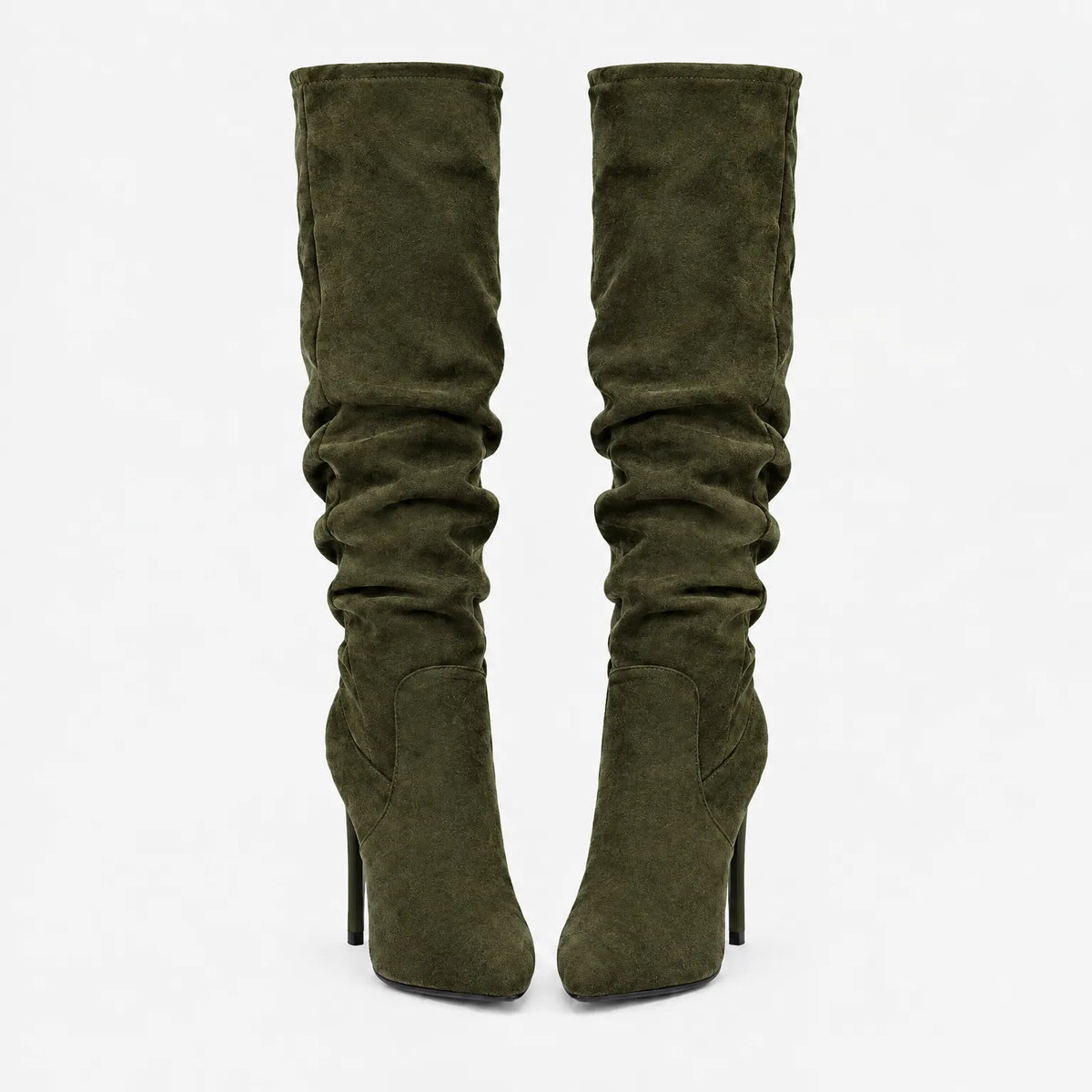 Vontur - Heeled Pointed Slouch Boots