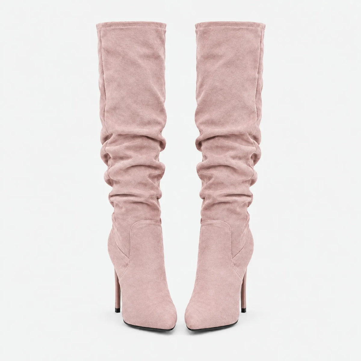 Vontur - Heeled Pointed Slouch Boots