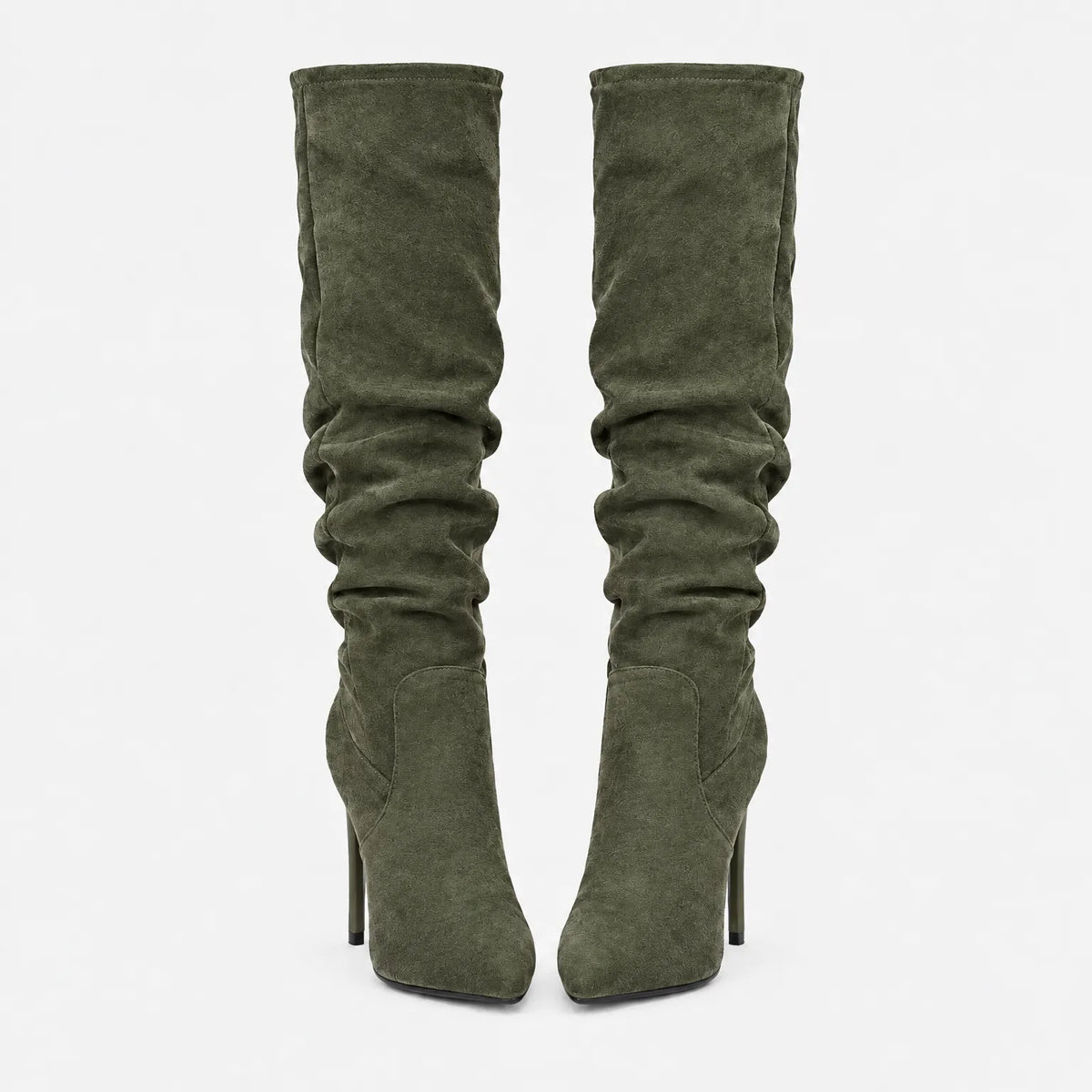 Vontur - Heeled Pointed Slouch Boots