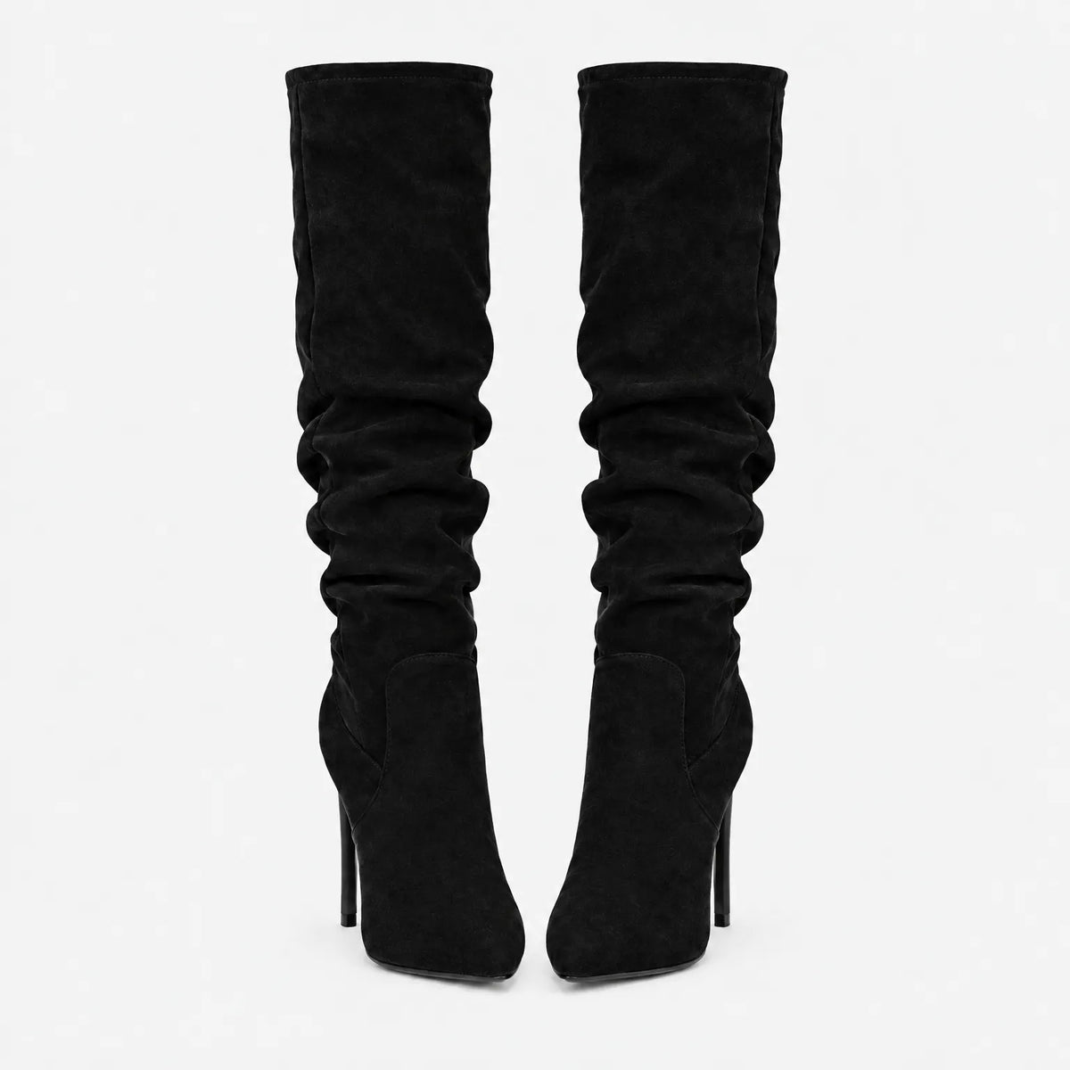 Vontur - Heeled Pointed Slouch Boots