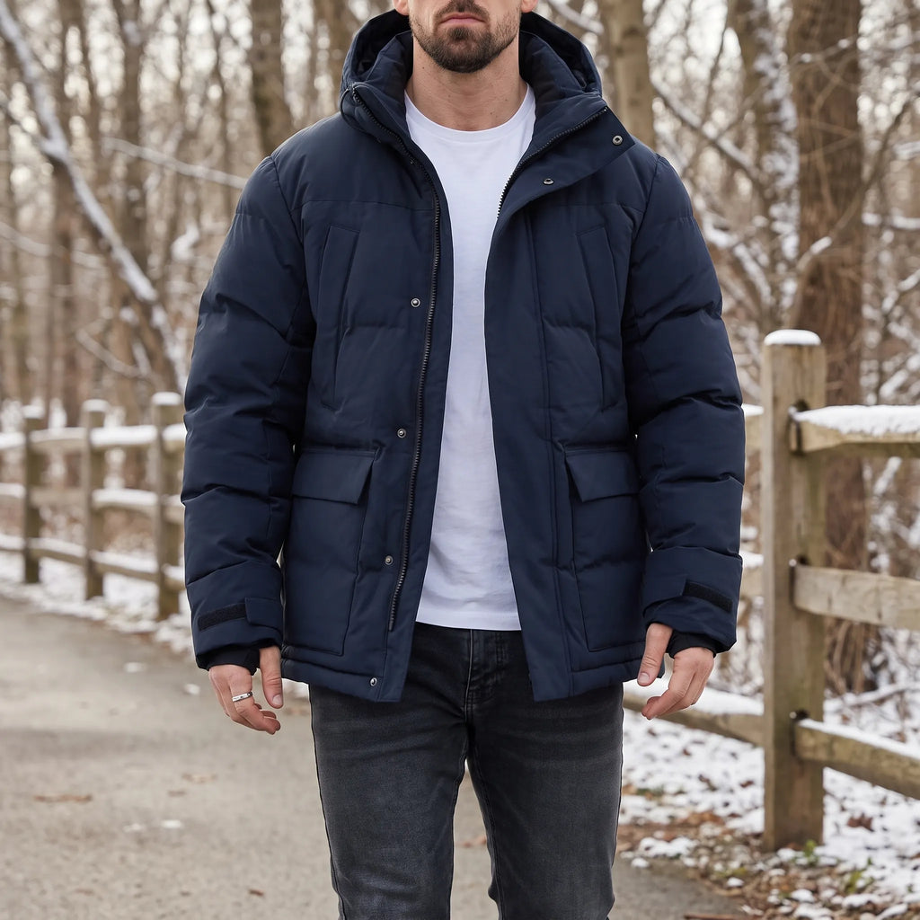Zymark - Slim Fit Hooded Parka Jacket