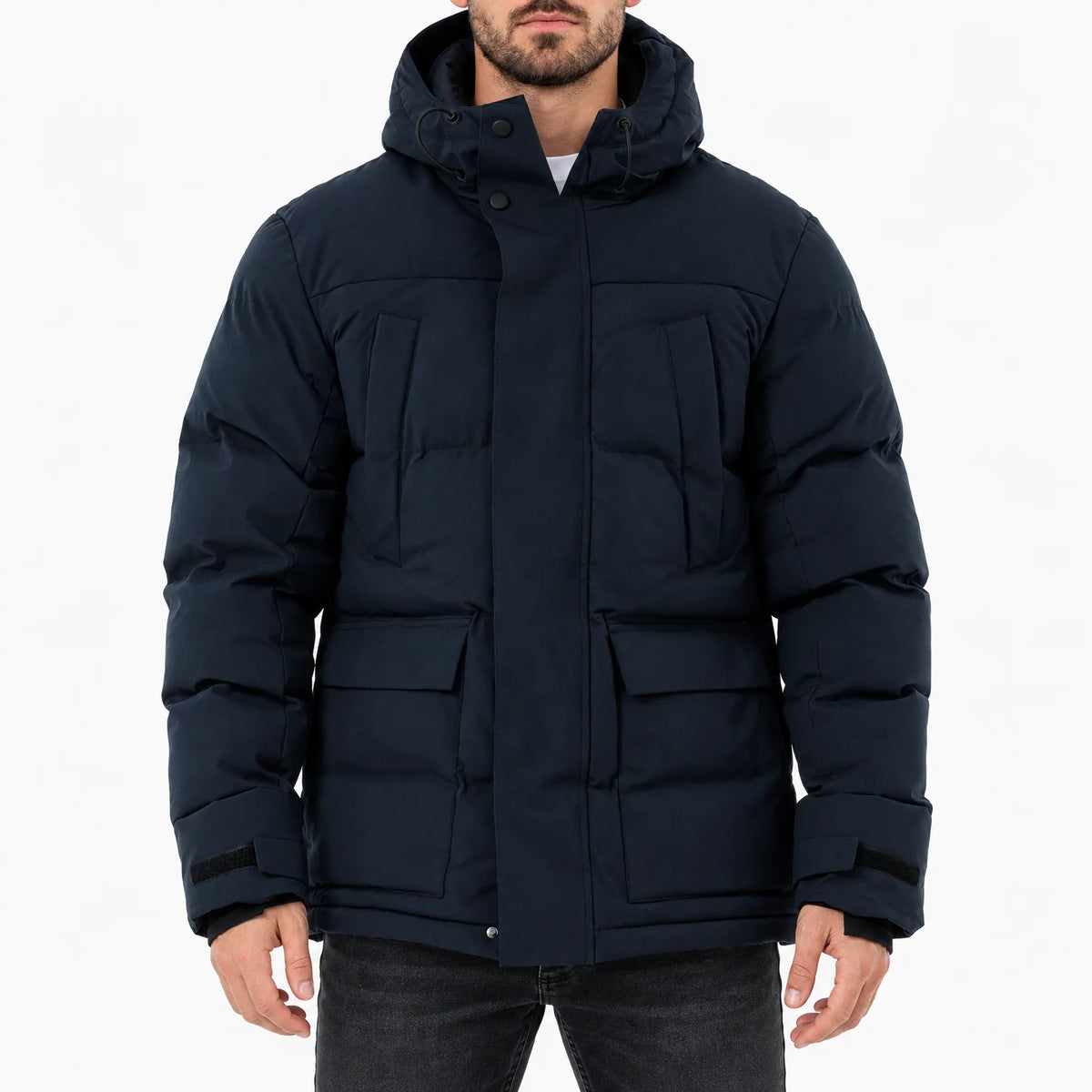 Zymark - Slim Fit Hooded Parka Jacket
